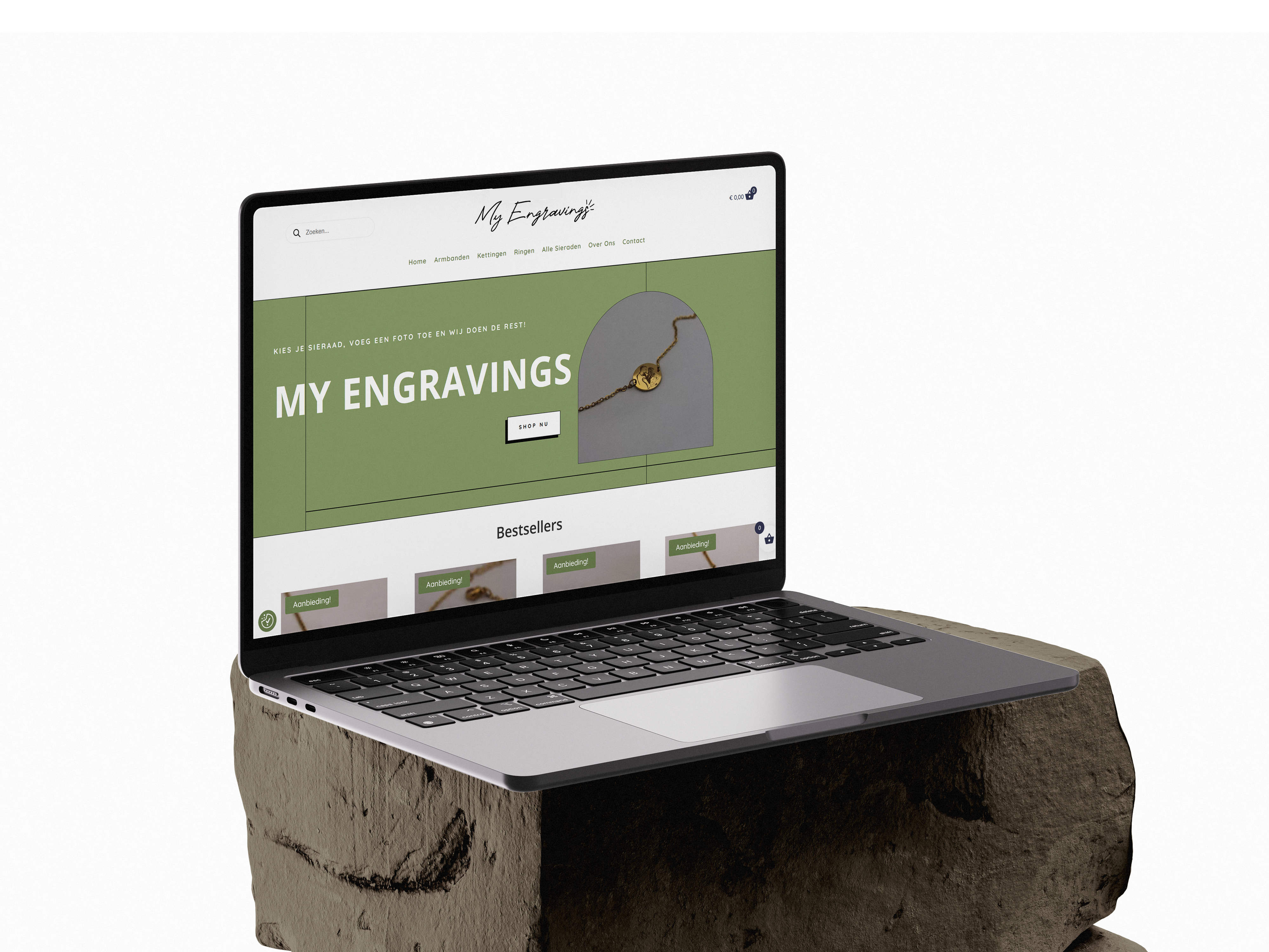 Website ontwerp myengravings.nl